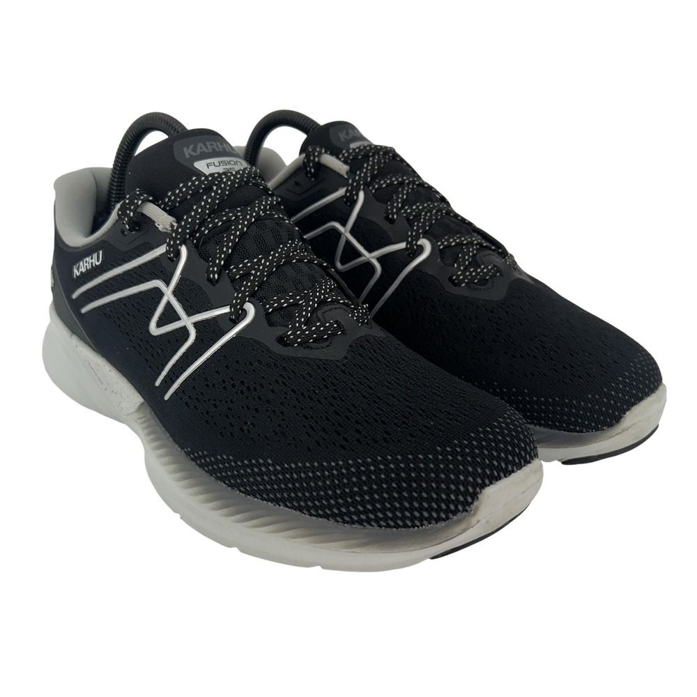 Karhu Fusion Ortix 3.5 Shoes Womens Size 8 Black Mesh Running Sneakers F200346